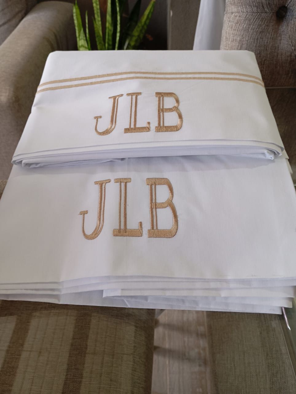 Imagen ilustrativa de Sábanas personalizadas en percal de 180 hilos 100% algodón