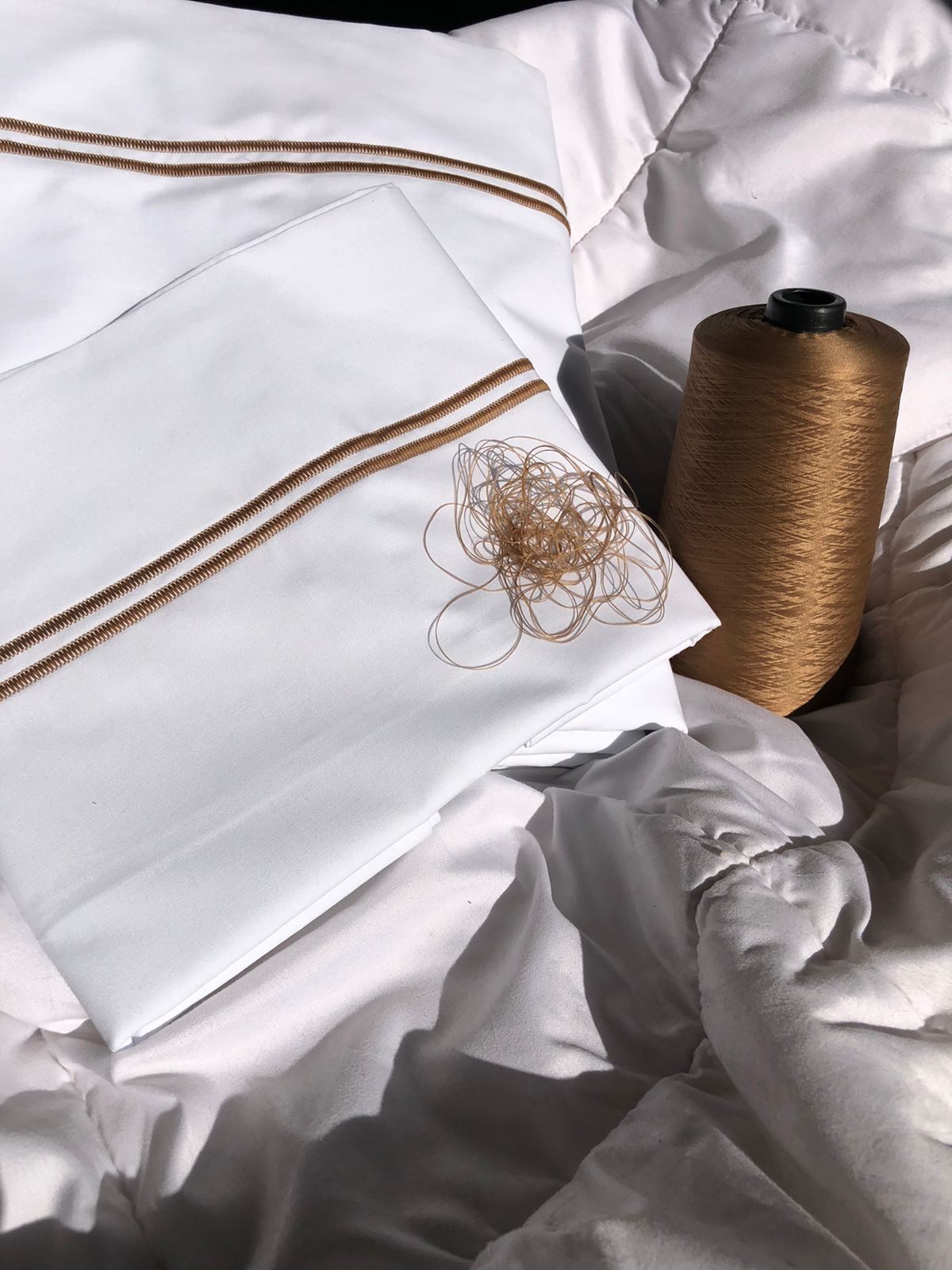 Imagen ilustrativa de Sábanas personalizadas en percal de 180 hilos 100% algodón