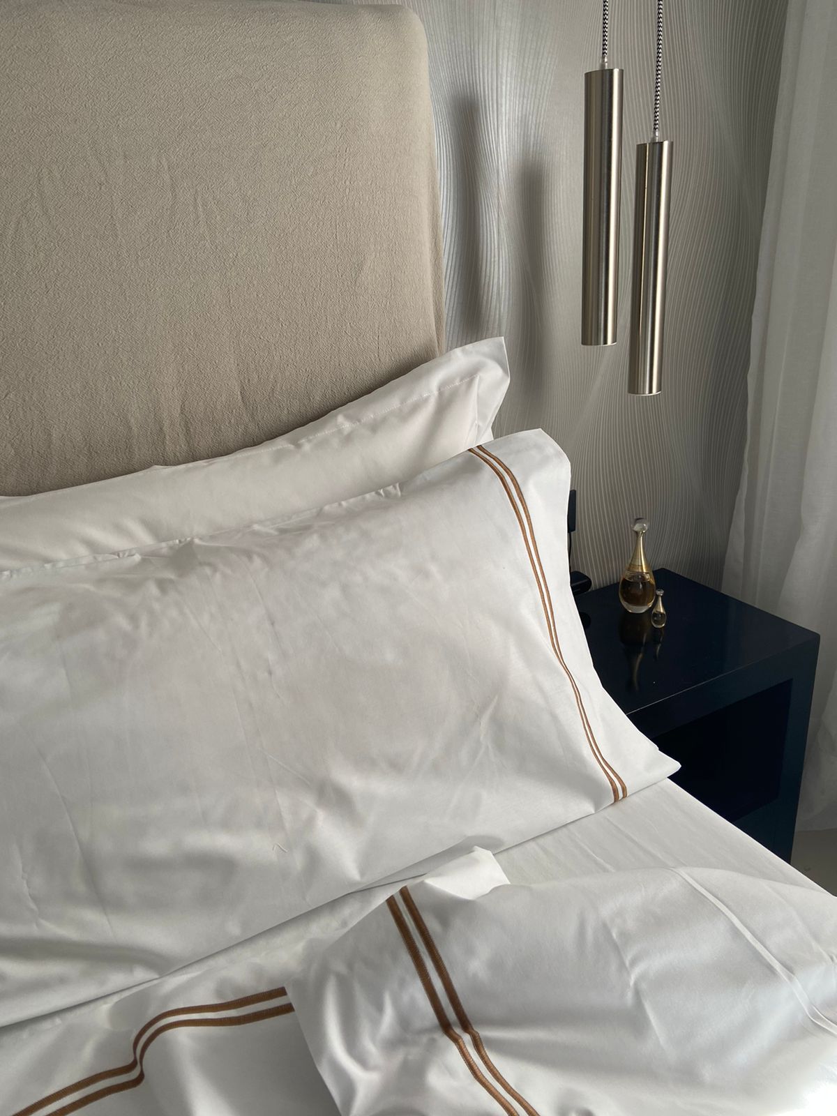 Imagen ilustrativa de Sábanas personalizadas en percal de 180 hilos 100% algodón