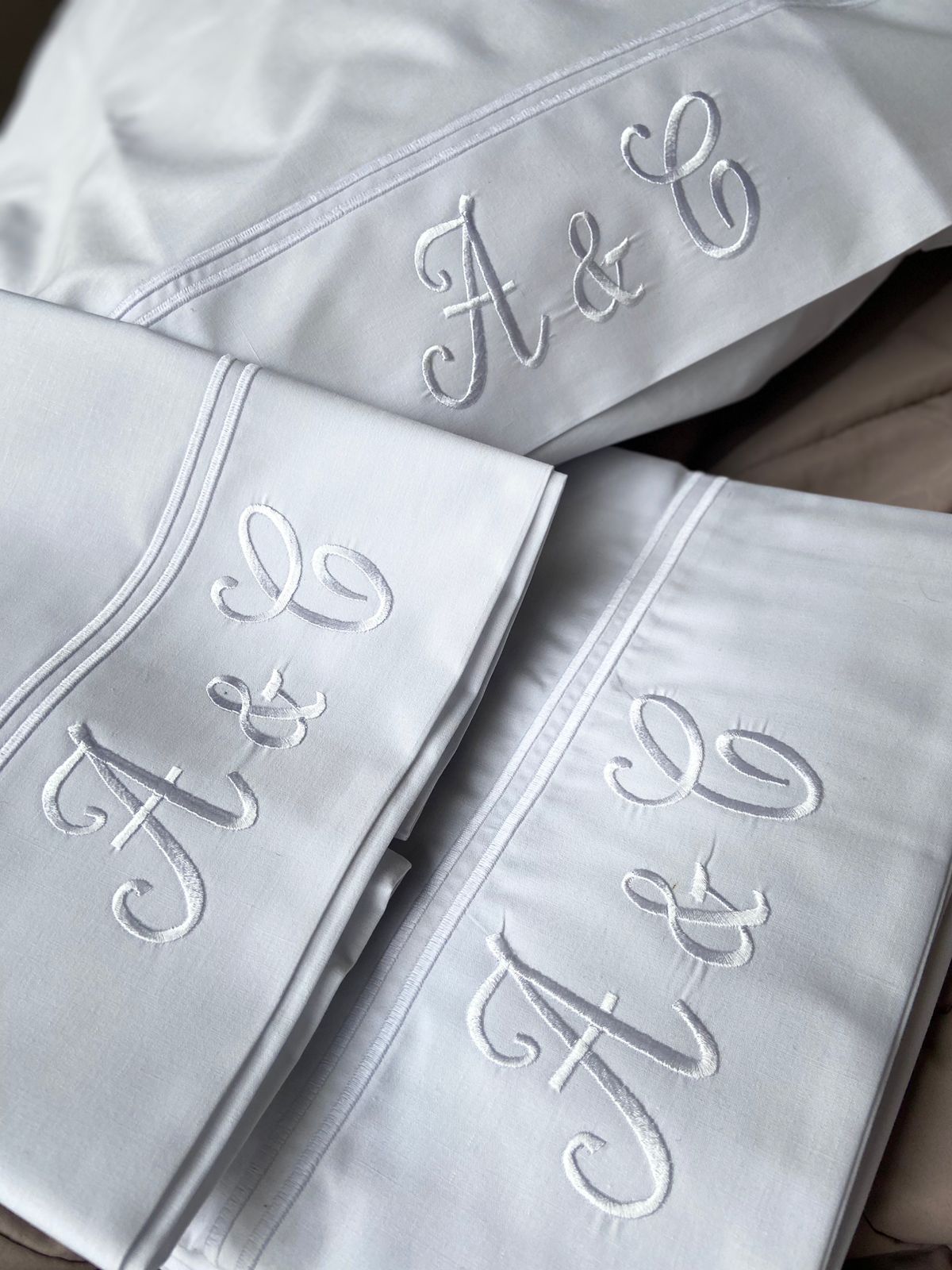 Imagen ilustrativa de Sábanas personalizadas en percal de 180 hilos 100% algodón